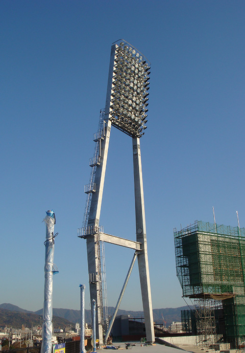 新広島市民球場照明鉄塔
